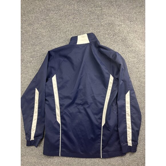 Under Armour Jacket Mens Small Navy Blue Full Zip Warm Up Track Athletic - Picture 8 of 8